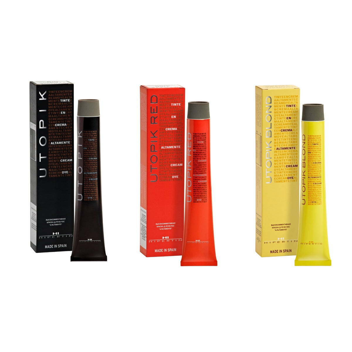 Hair dye UTOPIK PERMANENT 3/0, Dark brown, 60 ml