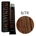 Краска для волос UTOPIK PLATINUM 6/74, Темный блондин песочно-медный, 60 мл